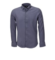 Erkek Silim Fit Spor Gofre Uzun Kol Gömlek BGL-ST03898 (Antrasit)