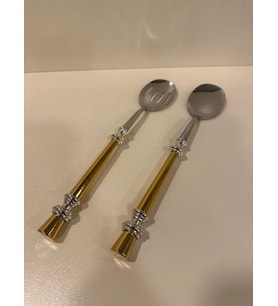 SALATA SERVİS SETİ 2'Lİ  ALTIN