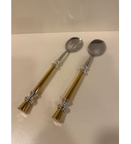 SALATA SERVİS SETİ 2'Lİ  ALTIN