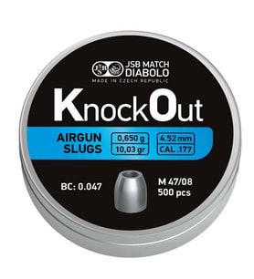 JSB DIABOLO KNOCKOUT 4.52 MM HAVALI SACMA (CAL177)