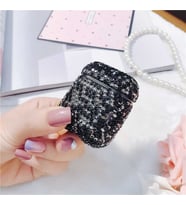MobaxAksesuar Apple Airpods 1. / 2. Nesil ile uyumlu Kılıf Taşlı Parlak Diamond (Renksiz)