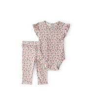 Carters Kız Bebek Body Pantolon Set 1U269810 Renkli
