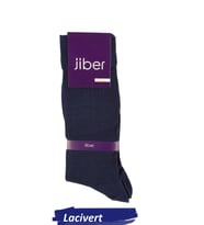 Jiber Erkek Modal Likralı Uzun  Çorap 5100 - 6 Adet (Lacivert)
