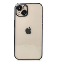 iPhone 14 Kılıf Razer Lensli Silikon - Siyah