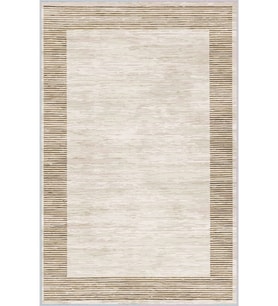 Eliana Home Baskılı, Yıkanabilir Kaymaz Taban Salon Halısı LNA1499 100x150 cm (Bej)