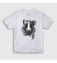 Presmono Unisex Çocuk Beyaz Aang V2 Anime Avatar The Last Airbender T-Shirt 262179tt