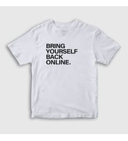 Presmono Unisex Çocuk Beyaz Online Westworld T-Shirt 224877tt (Beyaz)