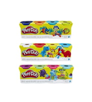 4 Renk Oyun Hamuru 448gr X 3 Paket