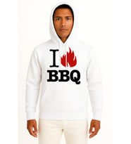 Kapüşonlu Barbecue Grill T-Shirt Babb Bros Bbq Göğüs Tasarımlı Unisex Sweatshirt