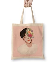 Bts Seokjin Bez Çanta Uzun Saplı