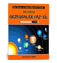 Cırt Cırtlı GEZEGENLER YAZ-SİL Kitabı