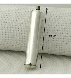 Silindir Cevşeni Kebir Dualı 925 Ayar Gümüş Erkek Kolye Ucu