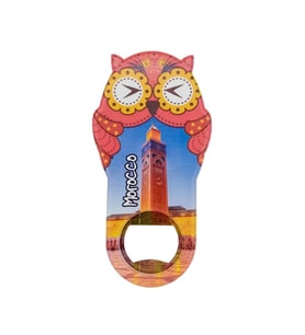 Fas Temalı Baykuş Magnet Kapak Açacak (Karışık)