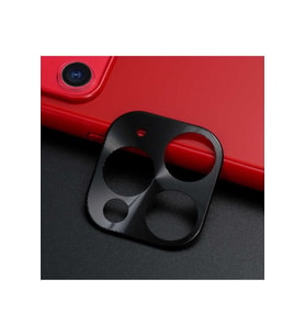 Apple iPhone 11 Pro Uyumlu Zore Metal Kamera Koruyucu (Siyah)
