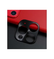 Apple iPhone 11 Pro Uyumlu Zore Metal Kamera Koruyucu (Siyah)