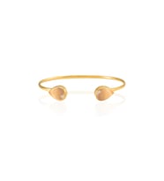 Kadir Jewellery 22 Ayar Altın Kaplama El İşçiliği Zirkon Taşlı Kadın Charm Bileklik
