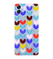 PrintiFy Samsung Galaxy A04e ile Uyumlu 1mm Slim Fit Water Color 1 Baskılı Şeffaf  Kılıf