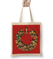 Kim Jong un Multiface Christmas Wreath Bez Çanta Uzun Saplı