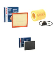 Bosch Filtre Bakım Seti BMW 3 SERİSİ F30 F80 320i Benzin 2012-2013 Hava + Yağ F. + Polen Filtre Bosch