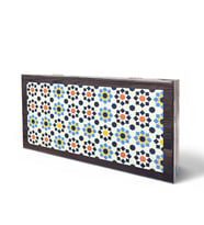 Biggdesign Yıldız Tavla, Çizilmez Zeminli, Mıknatıslı MDF Kasa, 2 Kat Vernik Cilalı