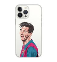 Iphone 12 Pro Uyumlu Lionel Messi Tasarımlı Şeffaf Telefon Kılıfı