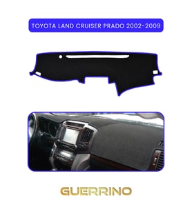 TOYOTA LAND CRUISER PRADO 2002-2009TORPİDO KORUMA HALISI MAVİ KENAR