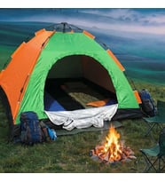 6 Kişilik Otomatik Kurulum Kamp Çadırı – Outdoor Aile, Doğa, Suya Dayanıklı Hızlı Kurulum Çadır 220x250x160 cm (5680)