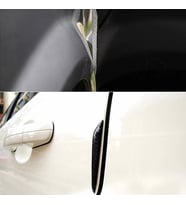Araba kapı koruma Carbon desen yan kenar koruma 4 Adet