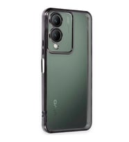 Vivo Y17s Kılıf Razer Lensli Silikon - Siyah