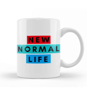 NEW NORMAL LIFE Kupa Bardak Porselen