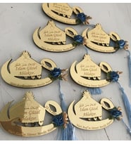 Kişiye Özel Pleksi Sünnet Magnet Hatıra (Altın)