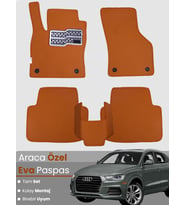 AUDİ Q3 (2011-2018) Uyumlu EVA Paspas Tam Set–Araca Özel,Su Geçirmez,Hızlı ve Kolay Montaj
