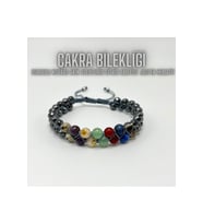 SERTİFİKALI Çakra Doğal Taş Bileklik -Jasper-Dumanlı Kuvars-Akik-Aventurin-Sitrin-Ametist-Hematit
