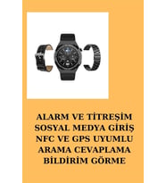 Mey İthalat® Ucuz Kaliteli Akıllı Saat Bluetooth Kulaklık 5.1 Stereo Anc Özelliği