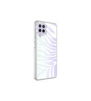 Samsung Galaxy M32 Uyumlu Kılıf Zore M-Blue Desenli Kapak