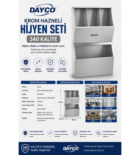 Dayco Krom Hazneli Hijyen Seti 340 Kalite