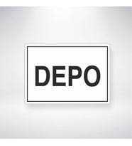 Depo 21x28 Arkası Yapışkanlı Levha