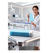 Pilelistore  Sterilizasyon Poşeti 200 Adet - Otoklav Kendinden Yapışkanlı Medikal Poşet 9x26 cm