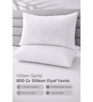 Vitten Serisi %100 Silikon Elyaf Dolgu Yastık 800 Gr 2 Adet
