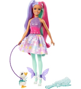 Barbie - Masalsı Kıyafeti Ve Hayvan Dostu Bebek, Barbie A Touch Of Magic"Den Esinlenilmiştir, The Gl (Çok Renkli)
