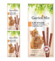 Gardenmix Tavuklu Kedi Stick Ödül 3*5 Gr- 3 Paket