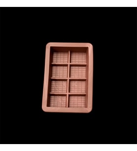 DUBAİ ÇİKOLATA KALIBI SİLİKON 14x9.5x2.5 Cm