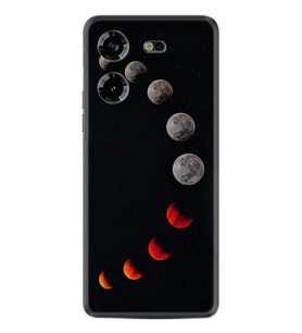 Tecno Pova 5 Kılıf Resimli Desenli Silikon Platinium Series Mooons 1861