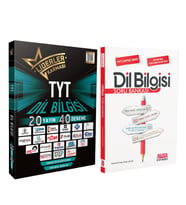 Liderler Karması TYT Dil Bilgisi 20 Yayın 40 Deneme ve AKM Dil Bilgisi Soru Bankası Seti 2 Kitap