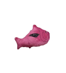 Peluş Balık Figürlü Kedi Oyuncağı Pembe