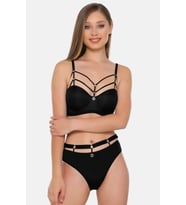 NİVEMESHOME 5045 BİYE ŞERİTLİ HALKALI SÜTYEN TAKIMI SİYAH BDN:80 LE JARDİN