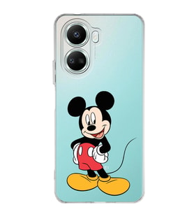 Huawei Nova 10 Se Uyumlu Kapak Mickey Mouse Tasarımlı Şeffaf Silikon Kılıf