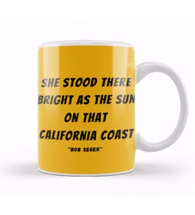 California Quote Kupa Bardak Porselen