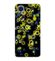 PrintiFy Huawei Nova 9 Uyumlu Kamera Korumalı Semboller Tasarımlı Şeffaf Silikon Kılıf