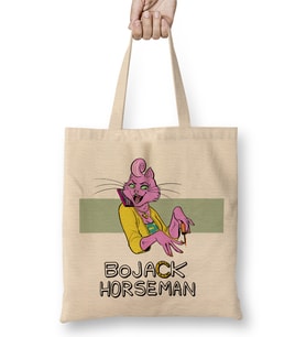 BoJack Horseman 01 Bez Çanta Uzun Saplı